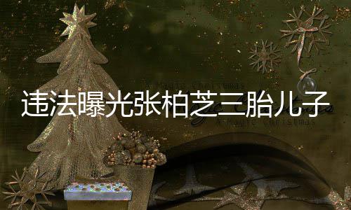曝光张柏芝三子出违法万明 4名胎儿记者共罚生证